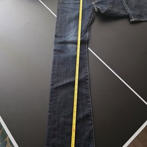 AG Adriano Goldschmied Women's Dark Blue Straight Jeans